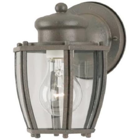 Brightbomb 64689 1 Light Rust Patina Wall Mount Lantern BR831937